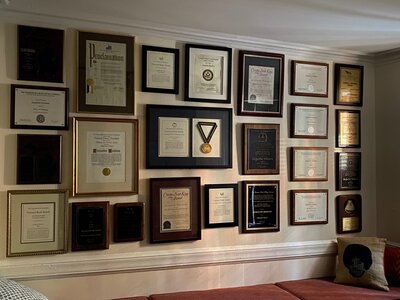 Wall of awards Jacqueline Woodson