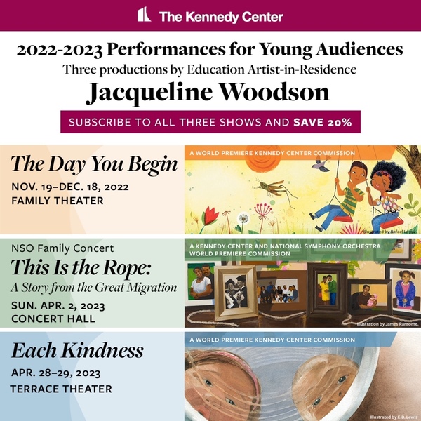 20222023 Performances for Young Audiences at The Kennedy Center