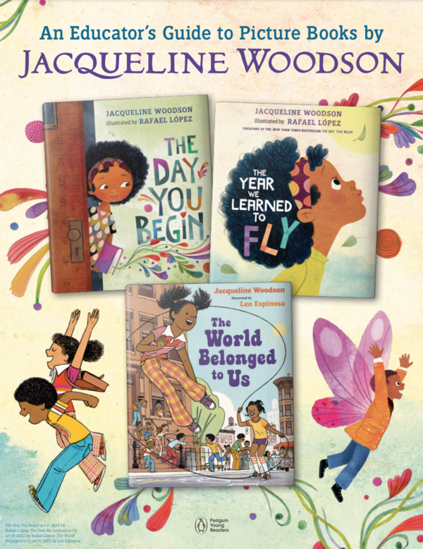 Cover of Jacqueline Woodsons educational guide pdf